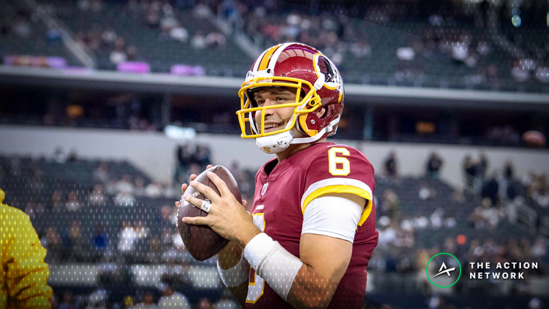 Giants-Redskins Betting Preview: Handicapping Mark Sanchez's First Start in 3 Years | The Action Network Image