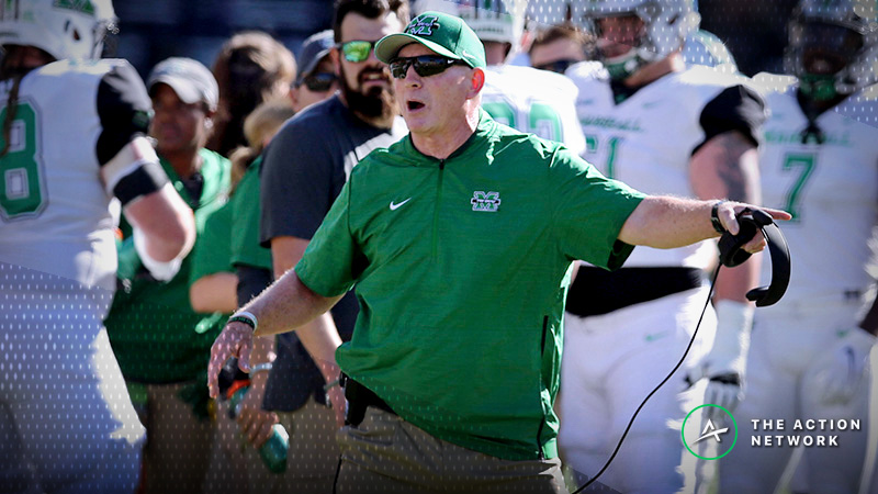 Marshall-USF Betting Odds: Sharps Steaming Gasparilla Bowl Spread, Over/Under article feature image