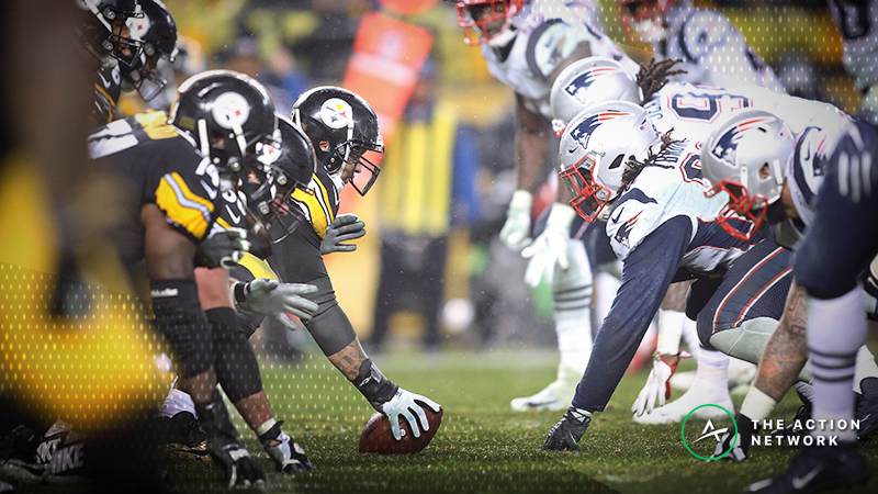 Patriots-Steelers Betting Odds: Tracking Real-Time Line Moves article feature image