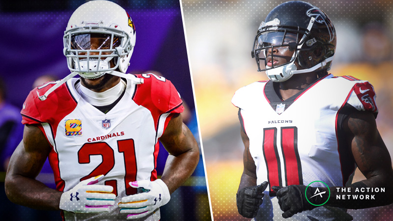 NFL Week 15 WR/CB Matchups: Can Patrick Peterson Slow Down Julio Jones? | The Action Network Image