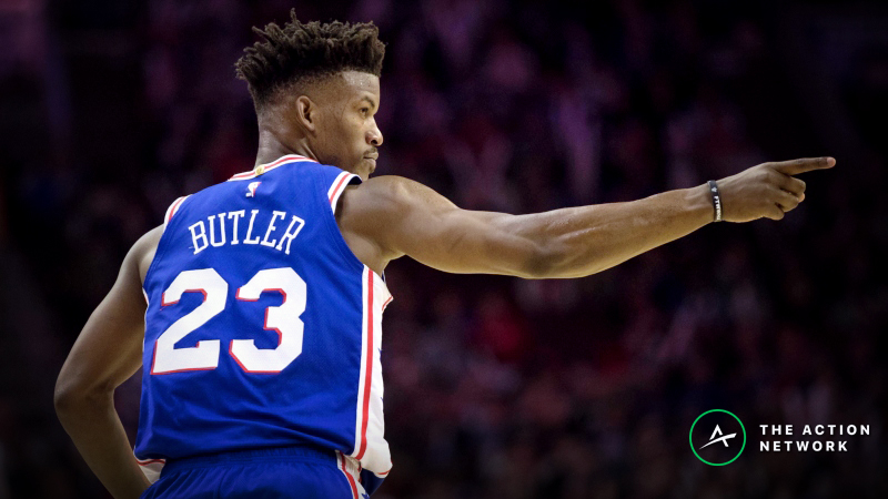 NBA Injury Report: Betting, DFS Impact of Joel Embiid, Jimmy Butler Injuries article feature image