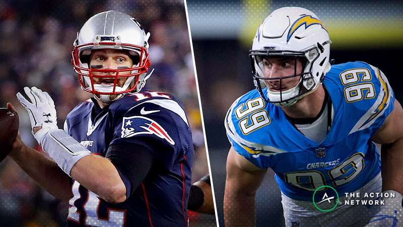 How to Leverage Tom Brady's Playoff History Against Elite Pass Rushes like the Chargers | The Action Network Image