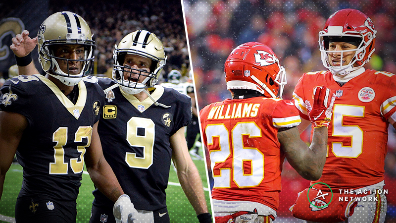 BlackJack’s Conference Championships Betting Preview: Picks for Rams-Saints, Patriots-Chiefs article feature image
