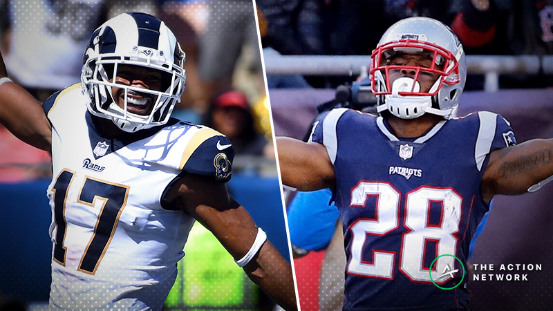 Stuckey: My 10 Favorite Player Props for Rams-Saints, Patriots-Chiefs article feature image
