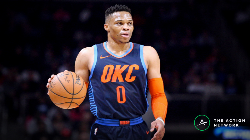 Freedman’s Favorite Fantasy Point Prop Bet (Jan. 21): Will Russell Westbrook Score 56 Fantasy Points? article feature image