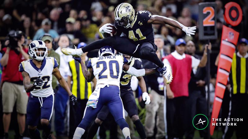 Best Rams-Saints Player Props: Will Alvin Kamara Dominate L.A. in NFC Championship? article feature image