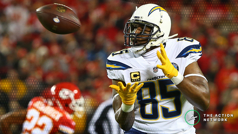 Freedman’s Favorite Prop Bet (Jan. 13): Will Antonio Gates Have More Than 2 Receptions? article feature image