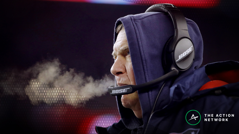 Frigid Weather Forecast Dropping Patriots-Chiefs Over/Under | The Action Network Image