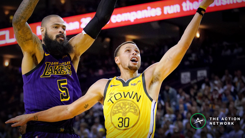 NBA Sharp Report: Wiseguys Doubling Down on Warriors-Lakers Spread, Over/Under article feature image