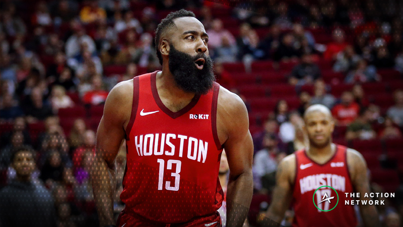 NBA MVP Odds: James Harden Now Favored After 44-point Triple-Double vs. Warriors article feature image