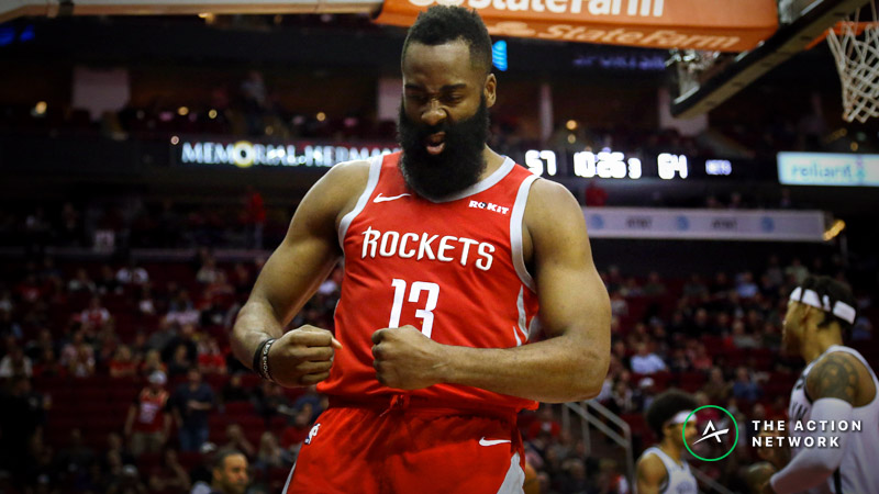 Freedman’s Favorite Fantasy Point Prop Bet (Jan. 19): Will James Harden Score More Than 60 Fantasy Points? article feature image