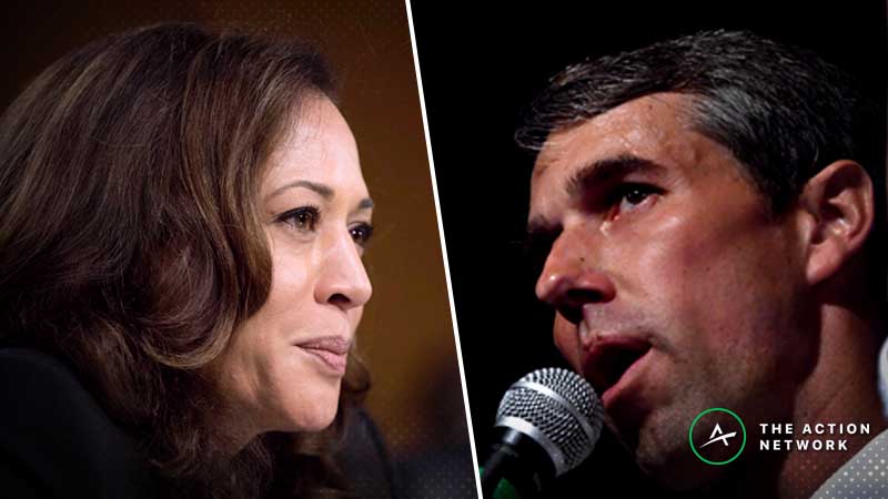 2020 Democratic Primary Odds: Beto O’Rourke, Kamala Harris Lead Field article feature image