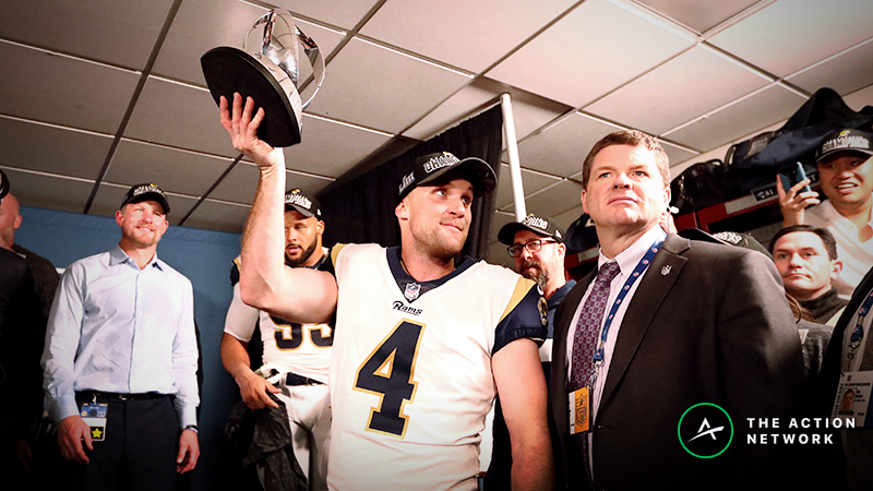 Freedman's Favorite Super Bowl 53 MVP Bet: Rams Kicker Greg Zuerlein to Win | The Action Network Image