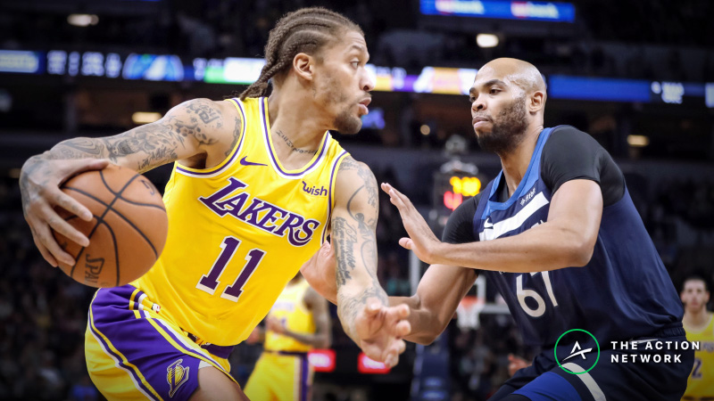 NBA Sharp Report: How Wiseguys Are Betting Timberwolves-Lakers article feature image