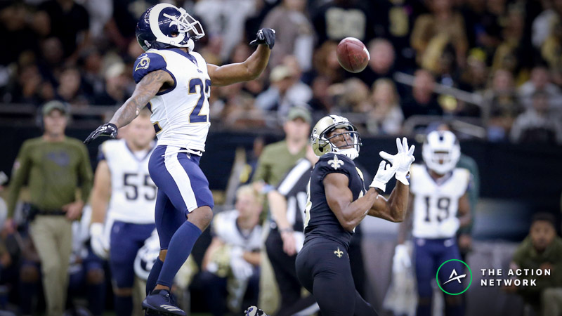 NFL Championship Round Matchup Manifesto: The Rams Can't Guard Michael Thomas, More | The Action Network Image