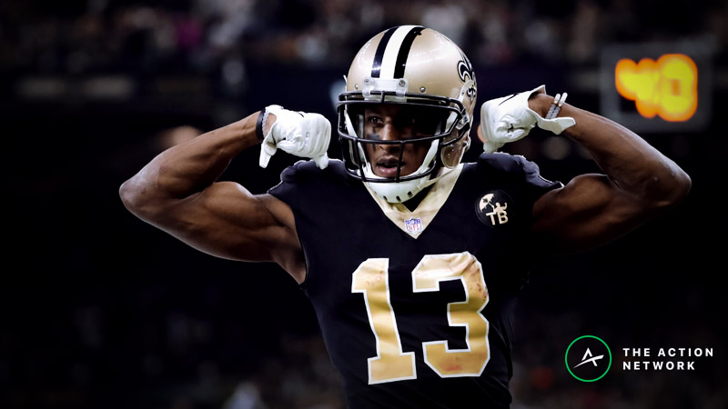 NFL Conference Championship Fantasy WR Breakdown: Michael Thomas Is a Postseason Production Machine article feature image