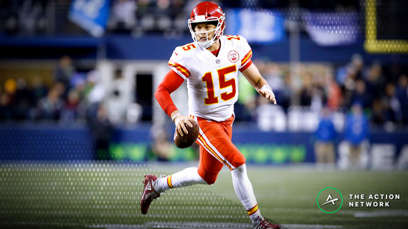 Divisional Round NFL Fantasy QB Breakdown: Can Patrick Mahomes Give the Chiefs a Postseason Win? article feature image