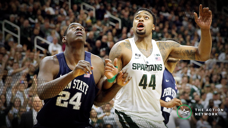 Sunday’s College Basketball Betting Previews: Michigan State-Penn State, UCLA-Oregon State article feature image