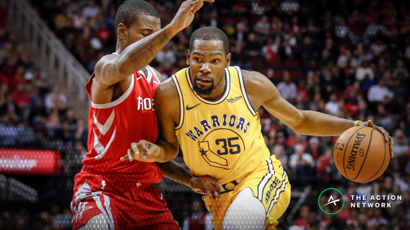 NBA Sharp Report: How Pros Are Betting Rockets-Warriors article feature image