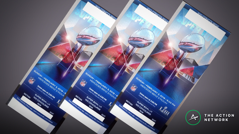 Rovell: Which Super Bowl 53 Matchup Would Garner Highest Ticket Price? | The Action Network Image