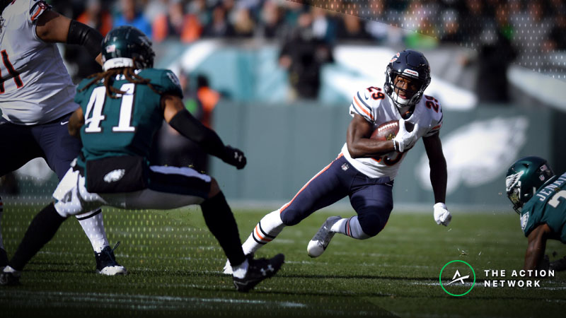 Best Bears-Eagles Wild Card Props: Don’t Pass on Tarik Cohen’s Receiving Role article feature image