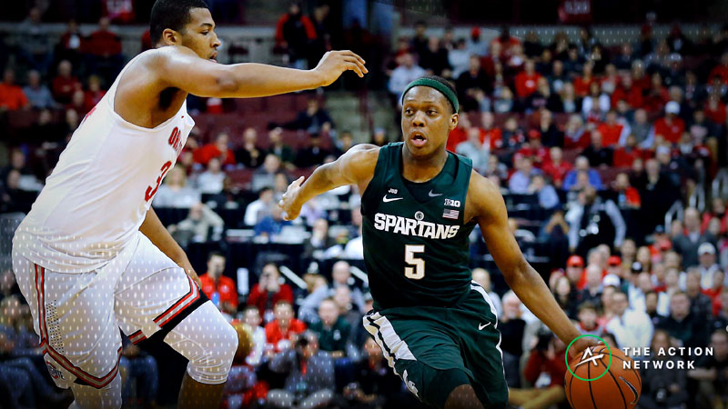 Saturday’s College Basketball Betting Previews: Michigan State-Ohio State, Kansas-Iowa State article feature image