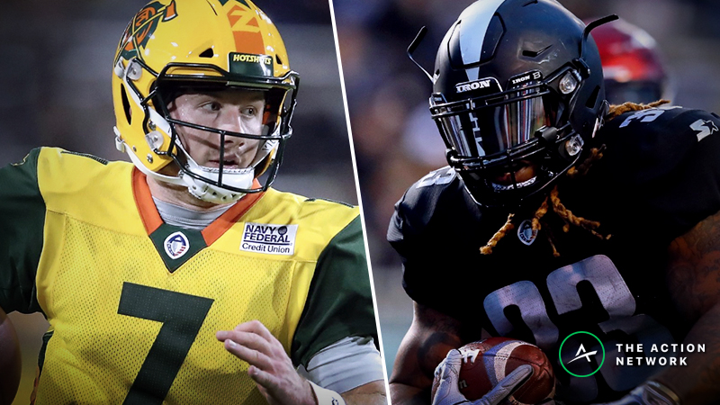 AAF Fantasy Football Rankings for Week 2 article feature image