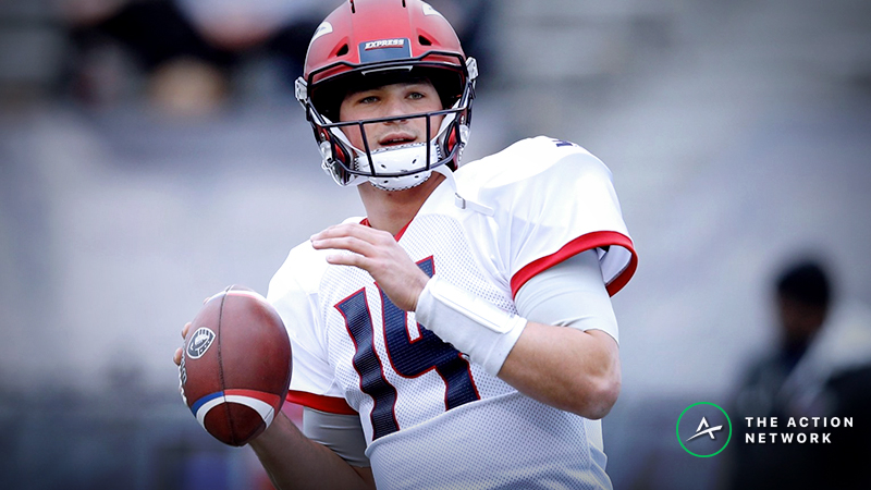 Arizona Hotshots-Memphis Express AAF Betting Guide: Trust Christian Hackenberg to Cover? article feature image