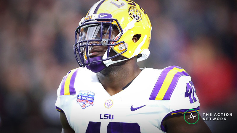 Devin White NFL Combine Prop Bets: Just How Fast Will He Run the 40-Yard Dash? article feature image