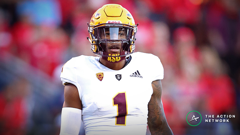 N’Keal Harry NFL Combine Prop Bet: Over/Under 4.6 Seconds in the 40-Yard Dash? article feature image