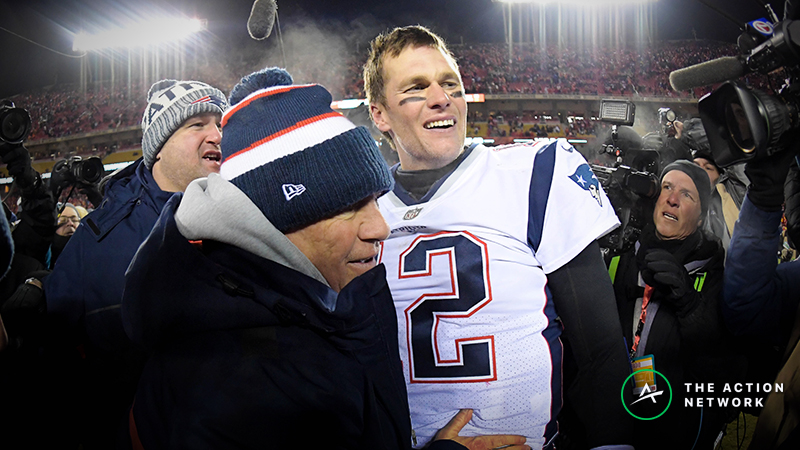 Patriots Primed to Close as Most Popular Super Bowl Bet Ever Tracked | The Action Network Image