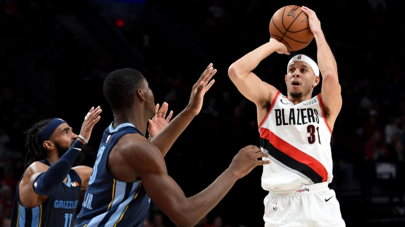 seth curry blazers 3-point contest all star weekend 2019