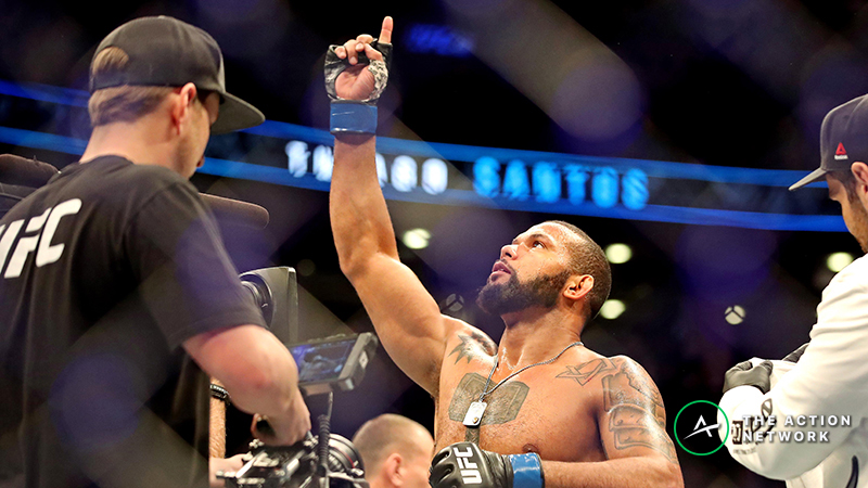 UFC Fight Night 145 Odds: Thiago Santos Favored Over Jan Blachowicz article feature image