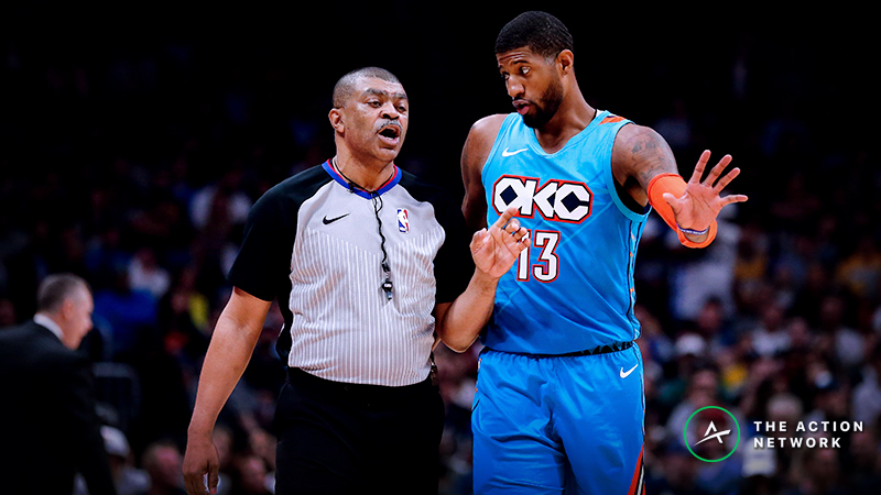 Paul George Injury News Moving 76ers-Thunder Spread, Over/Under article feature image