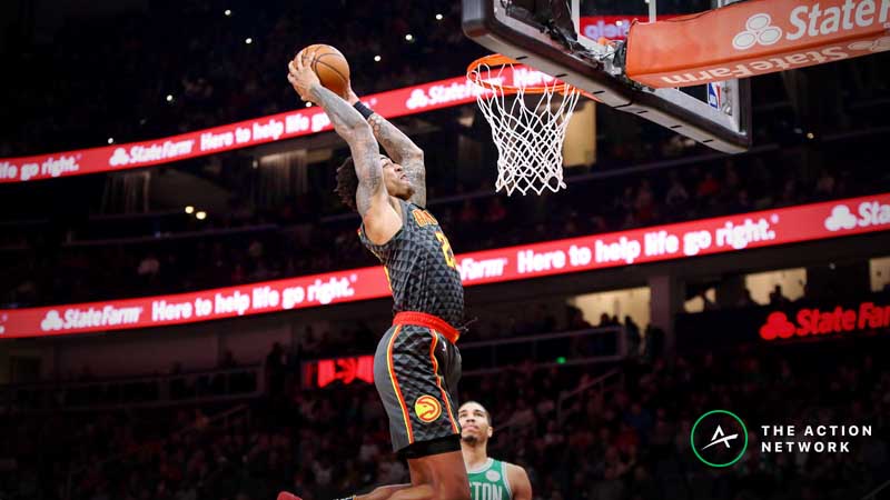 2019 NBA Slam Dunk Contest Odds: Dennis Smith Jr. Favored Over Collins, Bridges article feature image