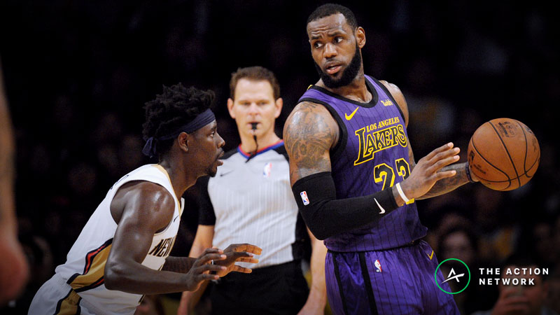 Pelicans-Lakers Betting Preview: Trust LeBron James and Co. at Home? article feature image
