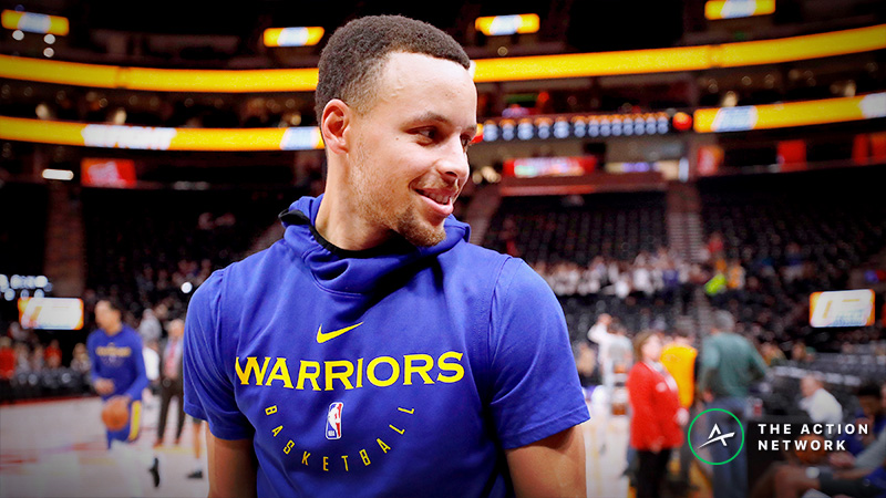 Steph Curry Absence, Sharp Money Dropping Mavs-Warriors Over/Under article feature image