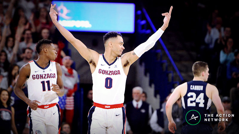 2019 West Coast Tournament Betting Odds, Preview: Heavily Favored Gonzaga Seeks Seventh Straight Title article feature image