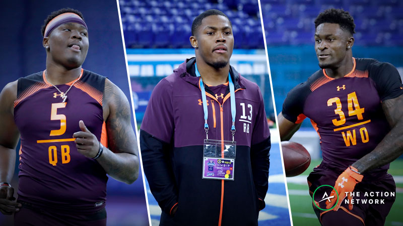 2019 NFL Draft: How Many QBs, RBs & WRs Will Be Selected in Round 1 | The Action Network Image