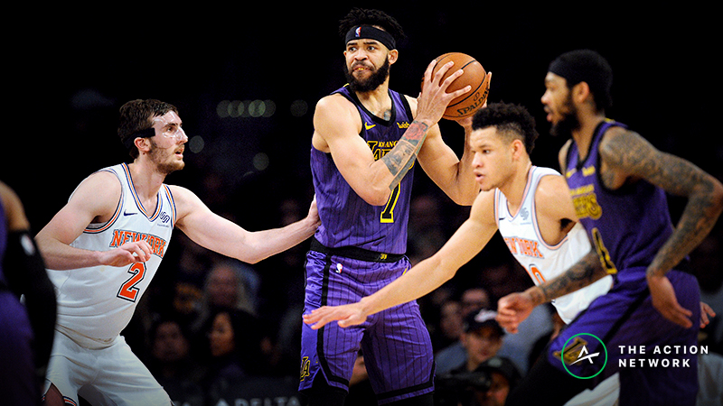 NBA Sharp Report: Pros Hitting Lakers-Knicks Sunday Matinee article feature image