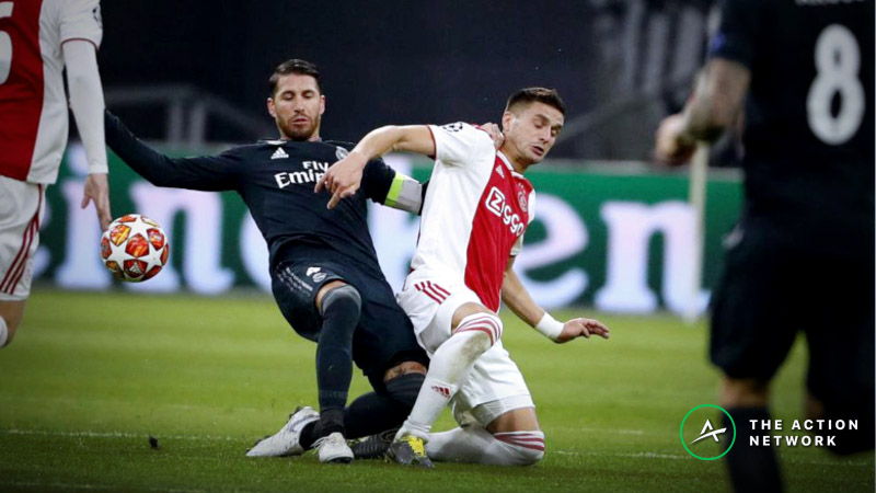 Champions League Round of 16: Bettors Backing Ajax to Upset Real Madrid article feature image
