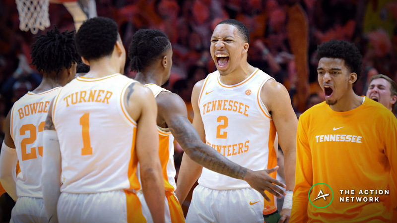 Tennessee-Colgate Betting Odds: Opening Spread, Analysis for 2019 NCAA Tournament article feature image