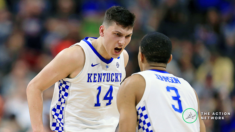 Kentucky-Wofford Bad Beat: 2 Late Free Throws Swing Bets, Including $110K Wager article feature image