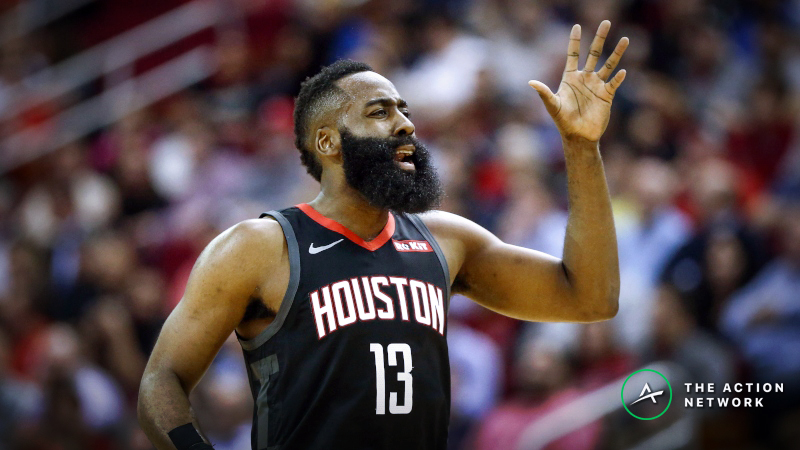 Rockets-Warriors Game 3 Player Props: Betting James Harden Assists, More article feature image
