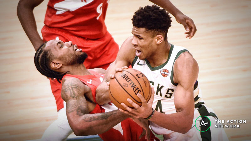NBA Betting Tip: How to Play the Bucks-Raptors Game 6 Over/Under article feature image