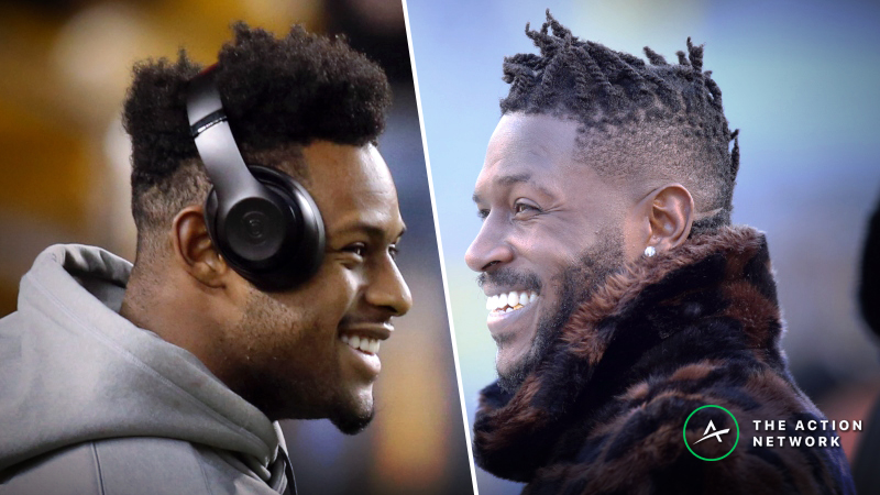 Antonio Brown vs. JuJu Smith-Schuster: Who Will Be More Productive in 2019? | The Action Network Image