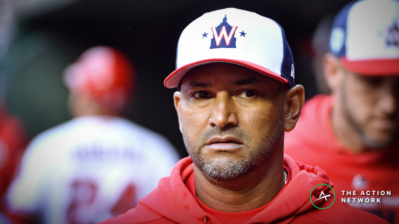 Nationals’ Dave Martinez Favored to be First Manager Fired article feature image