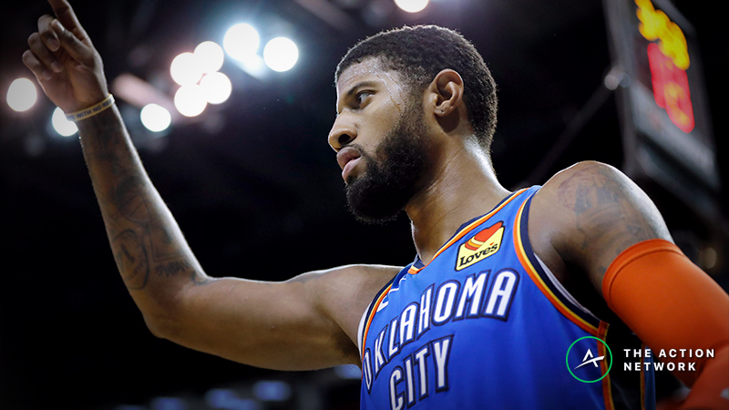 Raybon’s Favorite NBA Props for Tuesday: Will Paul George Grab 8 Rebounds? article feature image