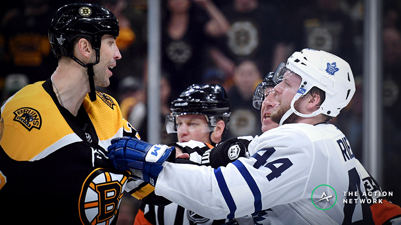 NHL Playoff Game 3 Betting Odds, Previews: Bruins, Maple Leafs Continue Their War article feature image