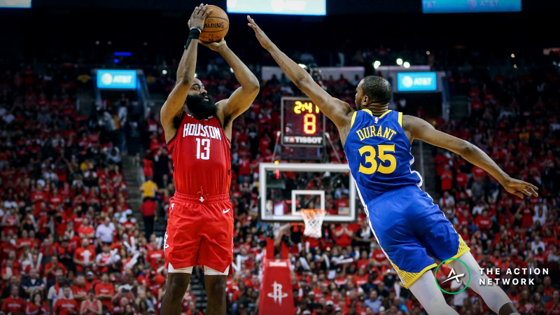 Warriors vs. Rockets Game 4 Betting Preview: Will Houston Even the Series? article feature image